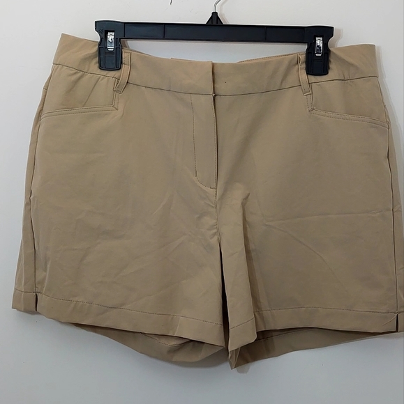 Willit Golf Shorts Women's Size 14 Khaki Beige Quick Dry UPF 50+ UV Protection - Picture 2 of 15